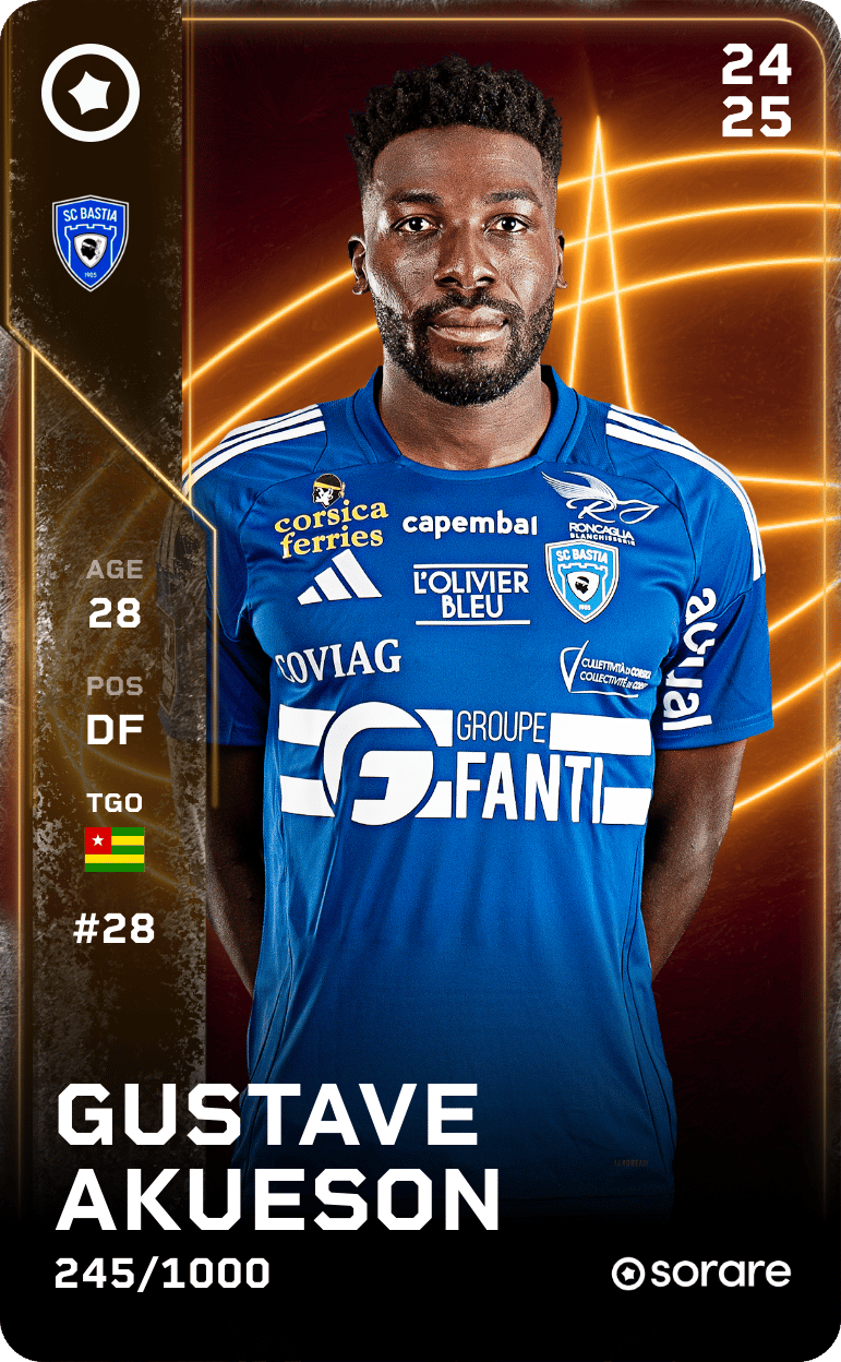Gustave Akueson 2024-25 • Limited 245/1000