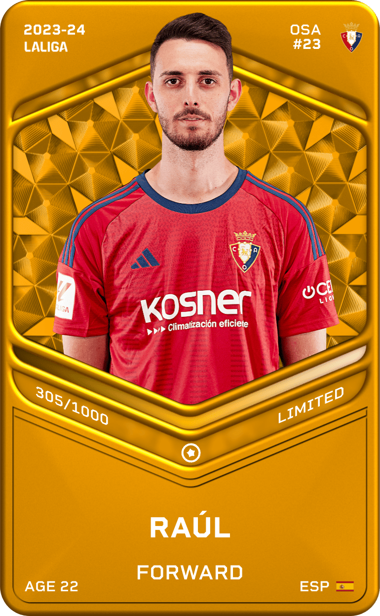 Raúl 2023-24 • Limited 305/1000