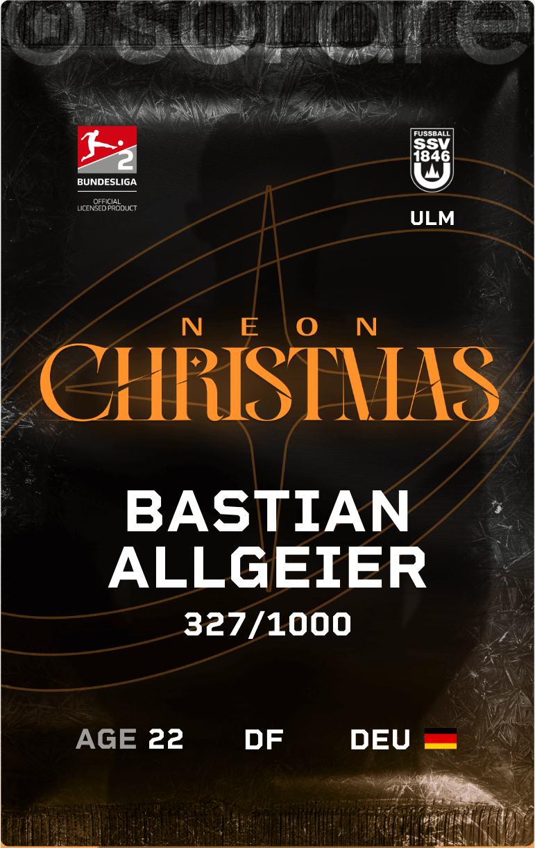 Bastian Allgeier 2024-25 • Limited 327/1000