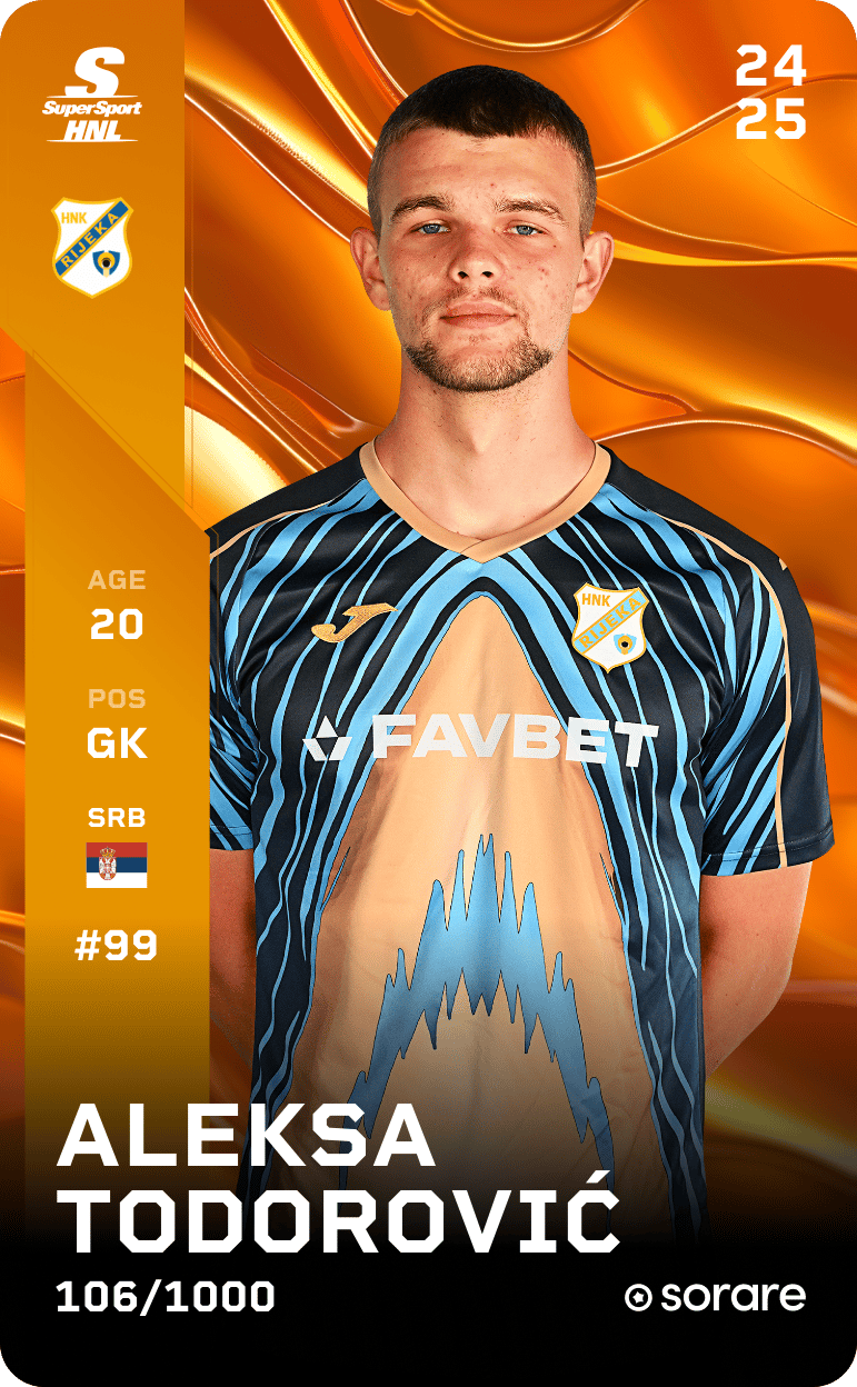 Aleksa Todorović 2024-25 • Limited 106/1000