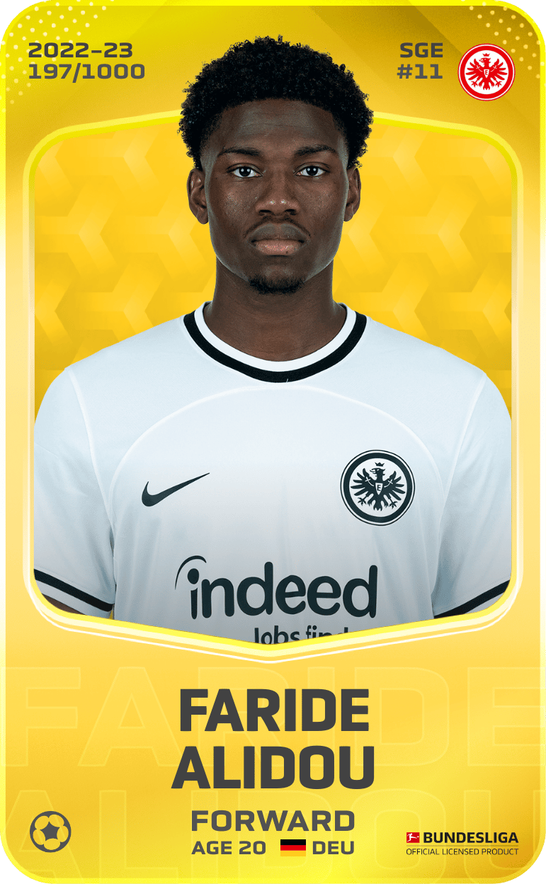 Faride Alidou 2022-23 • Limited 197/1000