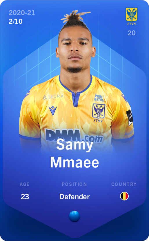 Sorare - Sorare Official - Samy Mmaee 2020-21 • Super Rare 2/10 - NFT # 58559261273971727094810219267766604567968622743646849973411528662644493216931