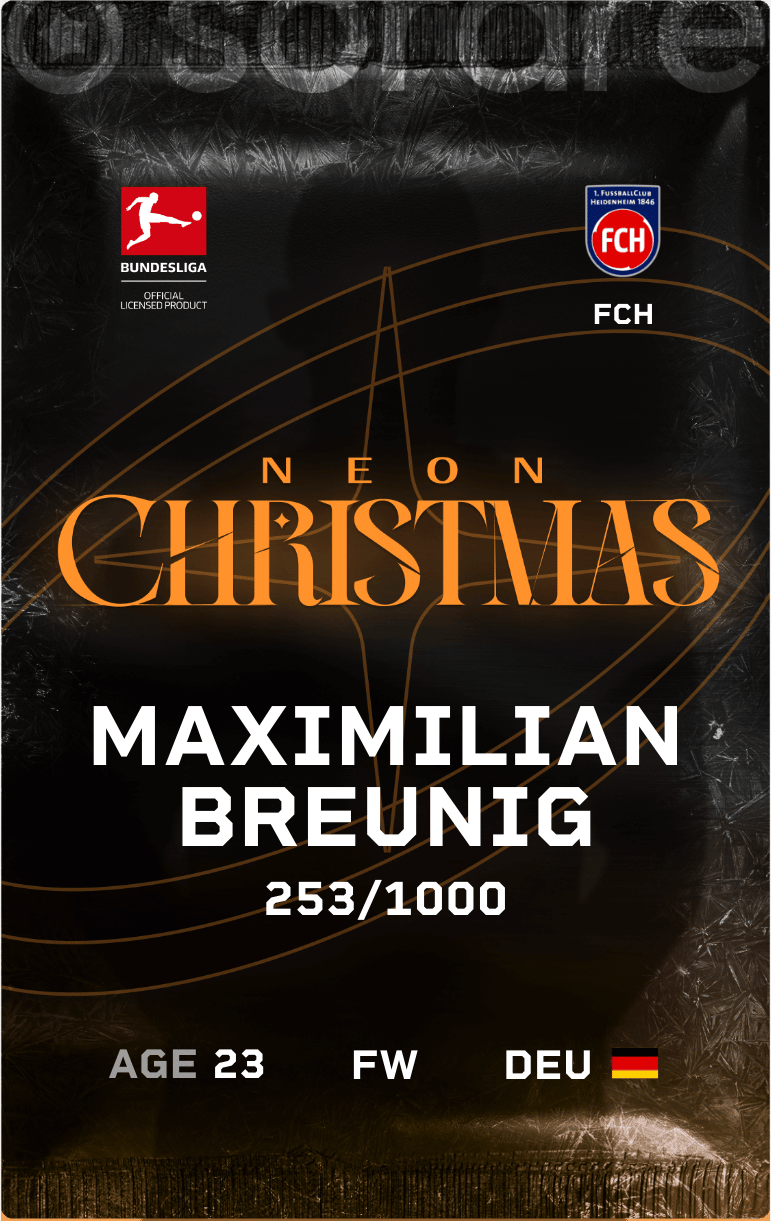 Maximilian Breunig 2024-25 • Limited 253/1000
