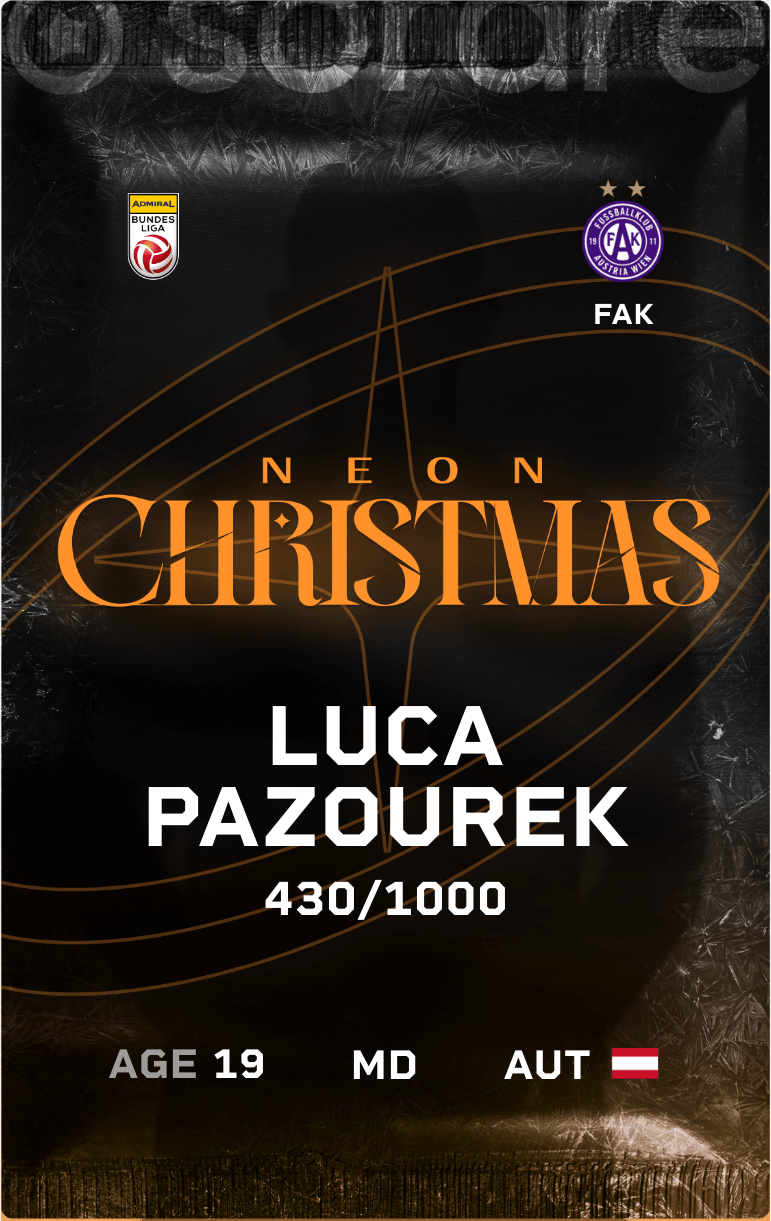 Luca Pazourek 2024-25 • Limited 430/1000