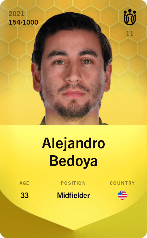 Alejandro Bedoya 2021-22 • Limited 154/1000