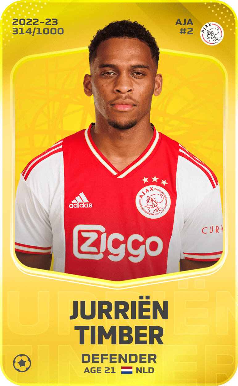 Jurriën Timber 2022-23 • Limited 314/1000