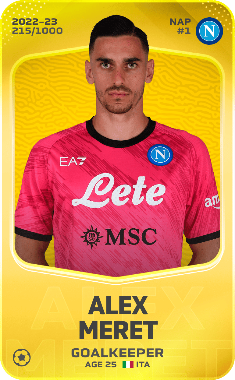 Alex Meret 2022-23 • Limited 215/1000