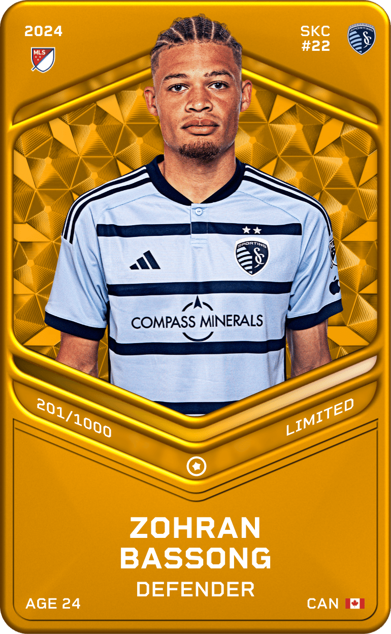 Zohran Bassong 2024-25 • Limited 201/1000