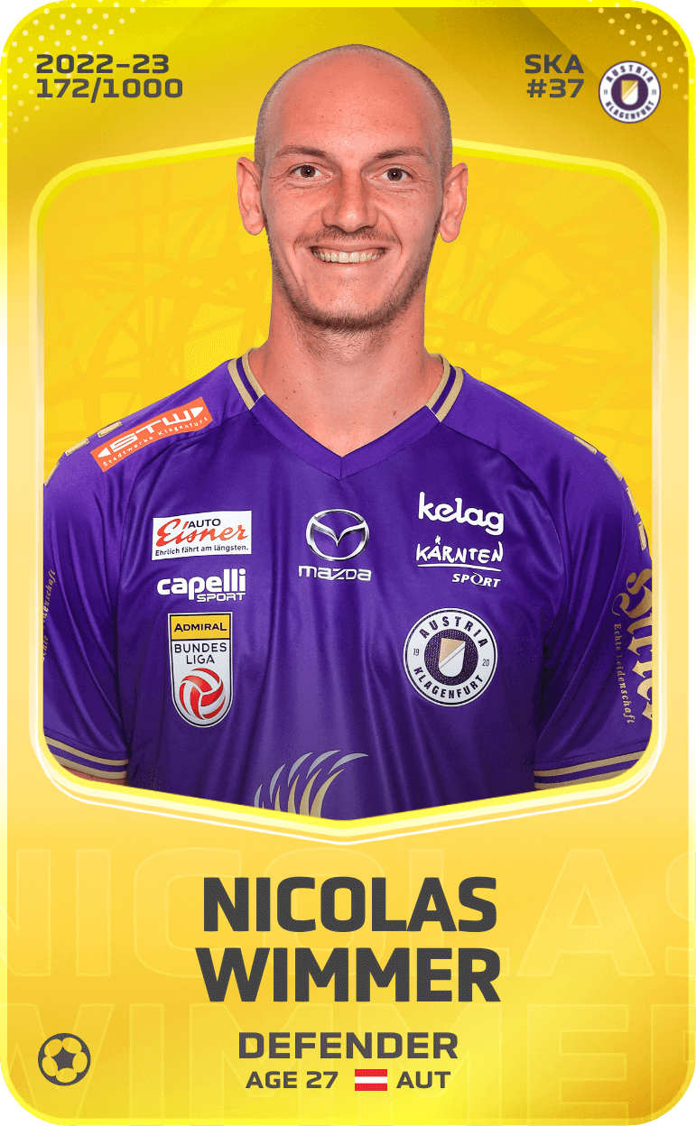 Nicolas Wimmer 2022-23 • Limited 172/1000