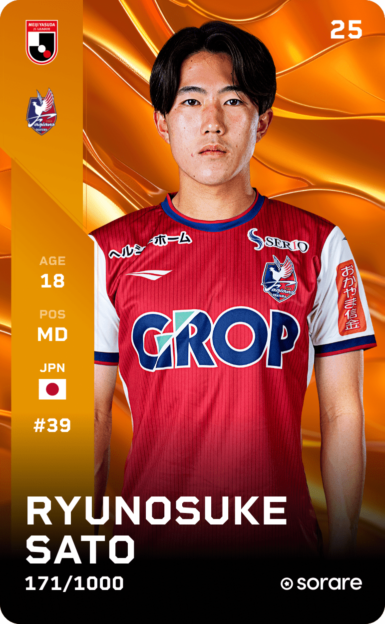 Ryunosuke Sato 2025-26 • Limited 171/1000