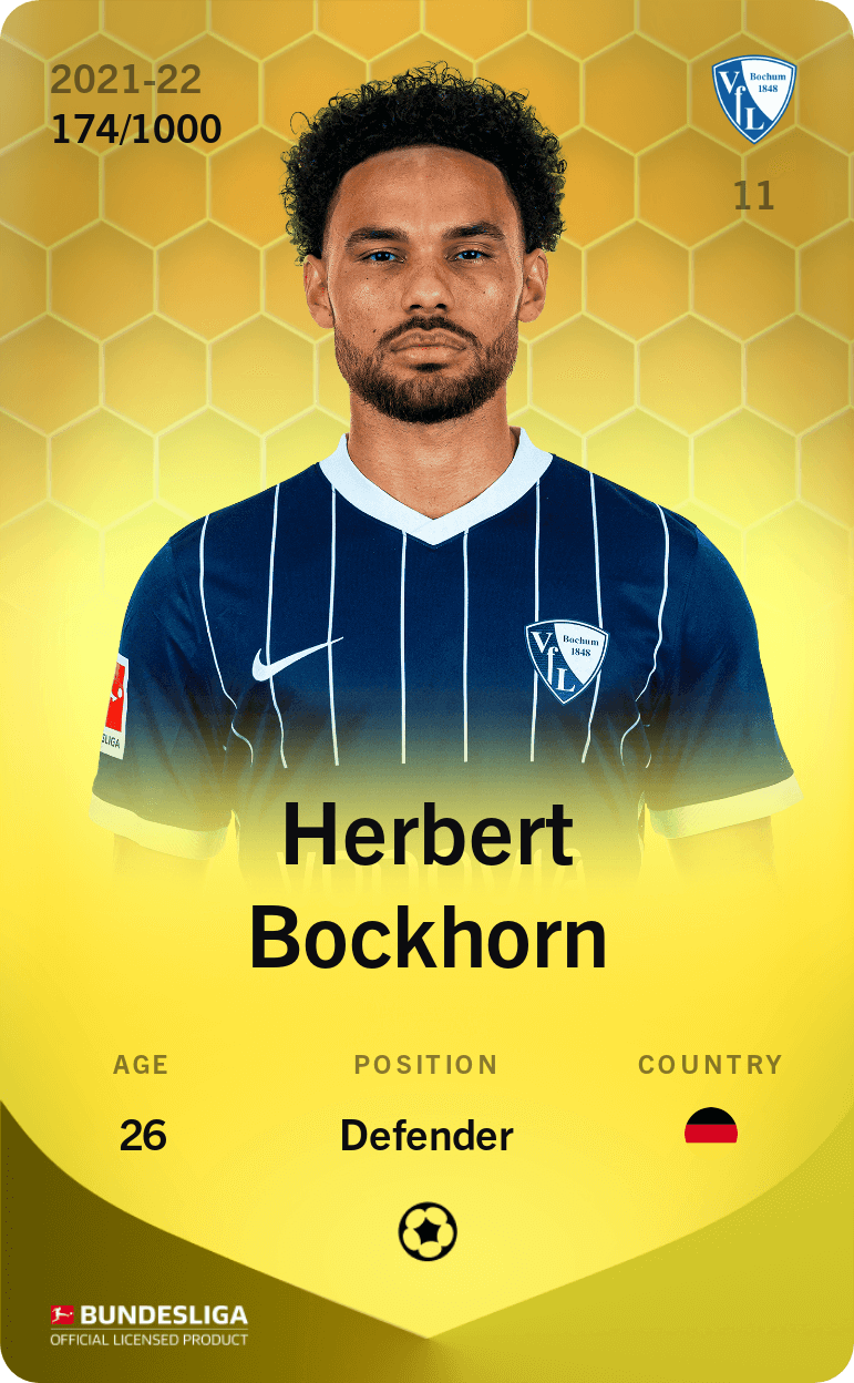Herbert Bockhorn 2021-22 • Limited 174/1000