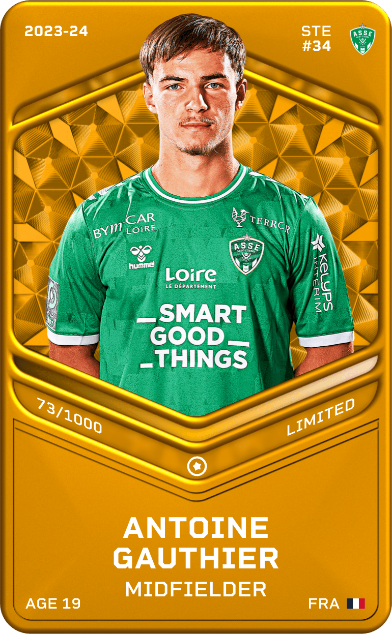 Antoine Gauthier 2023-24 • Limited 73/1000