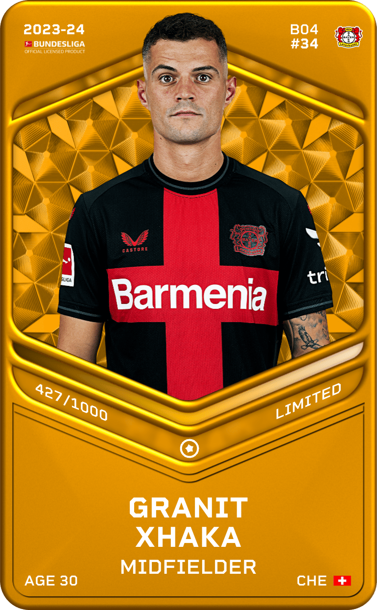 Granit Xhaka 2023-24 • Limited 427/1000