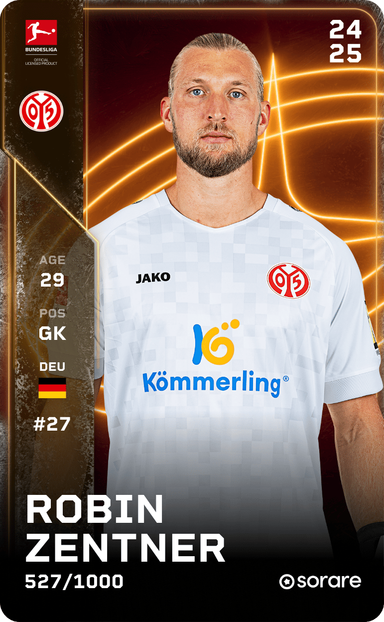 Robin Zentner 2024-25 • Limited 527/1000