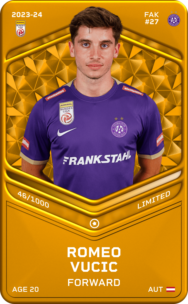 Romeo Vucic 2023-24 • Limited 46/1000
