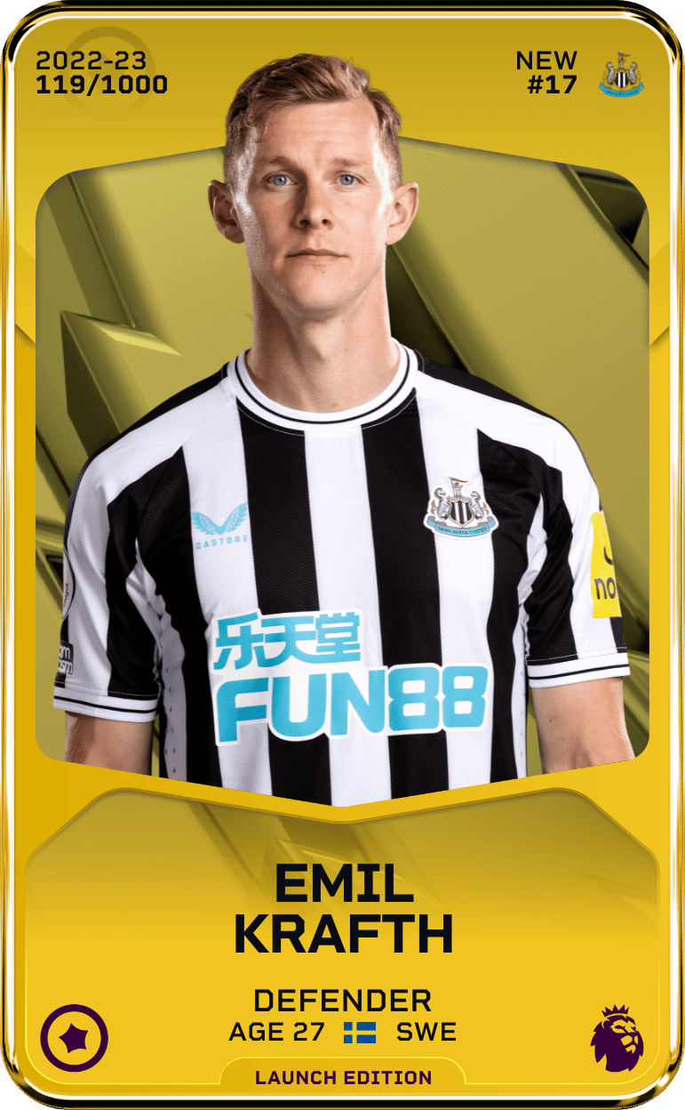 Emil Krafth 2022-23 • Limited 119/1000