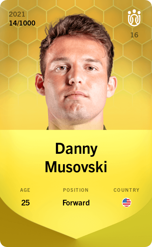 Danny Musovski 2021-22 • Limited 14/1000