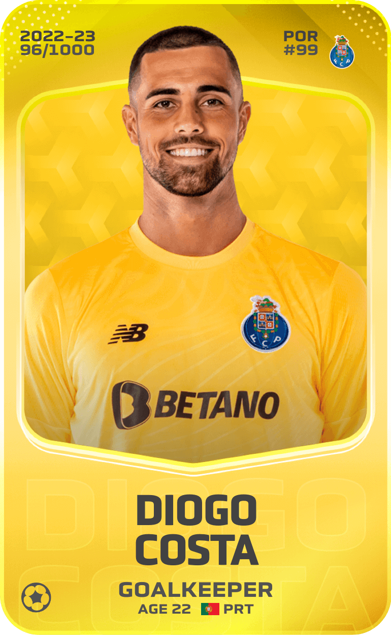 Diogo Costa 2022-23 • Limited 96/1000