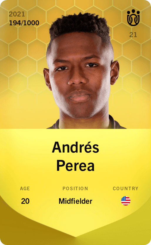 Andrés Perea 2021-22 • Limited 194/1000