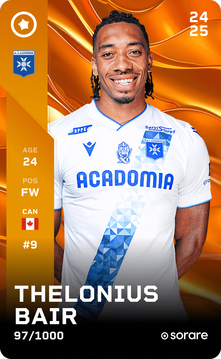 Thelonius Bair 2024-25 • Limited 97/1000