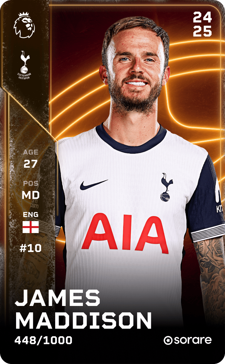 James Maddison 2024-25 • Limited 448/1000