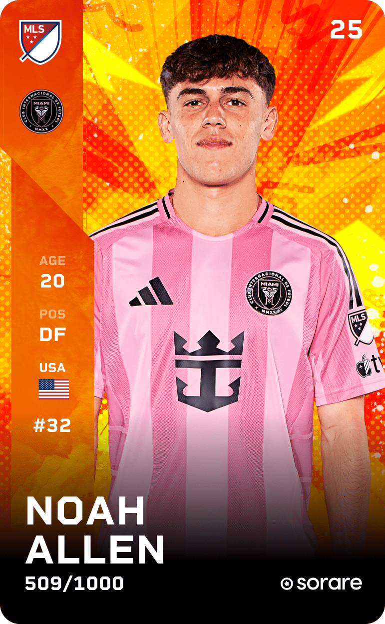 Noah Allen 2025-26 • Limited 509/1000