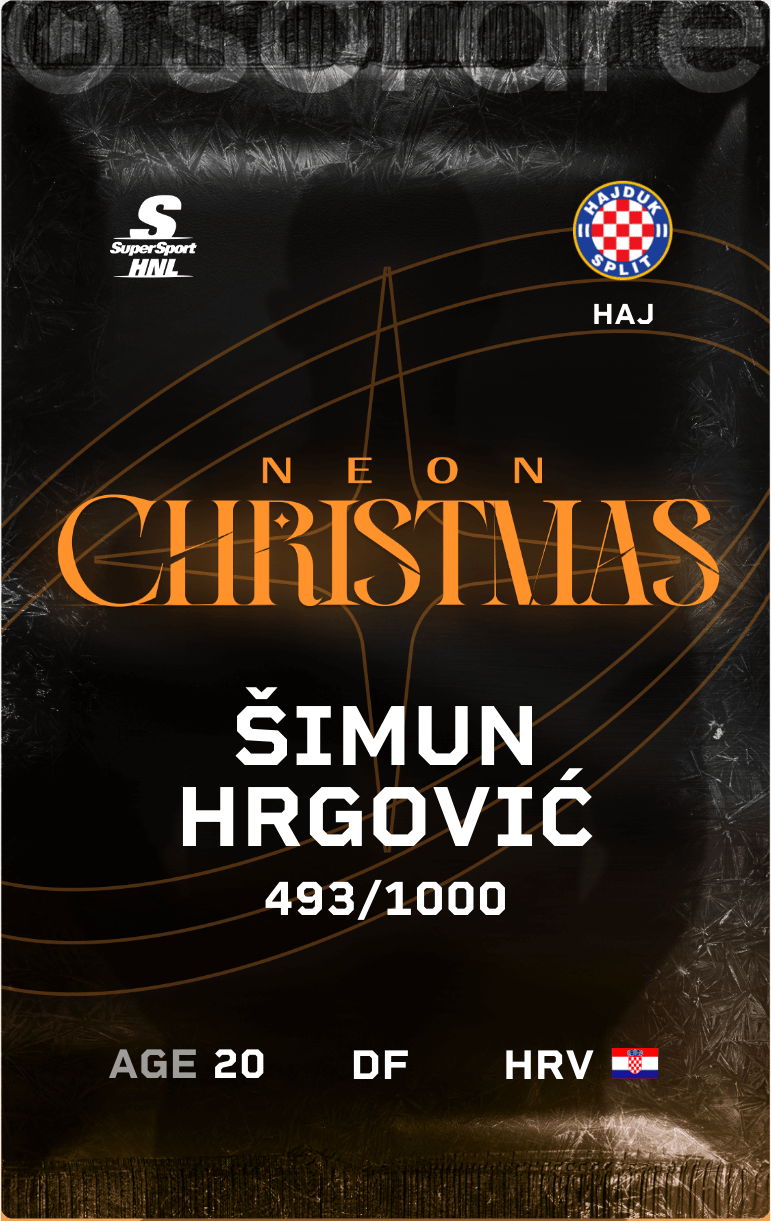 Šimun Hrgović 2024-25 • Limited 493/1000