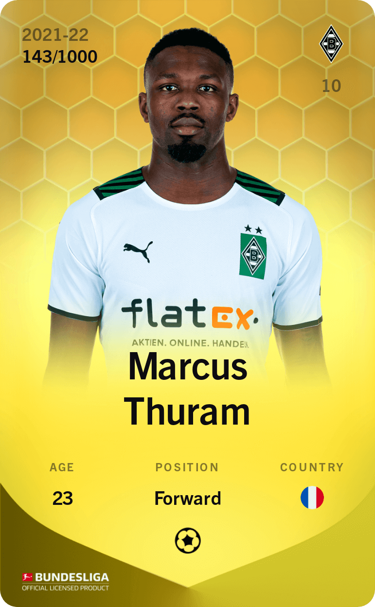 Marcus Thuram 2021-22 • Limited 143/1000