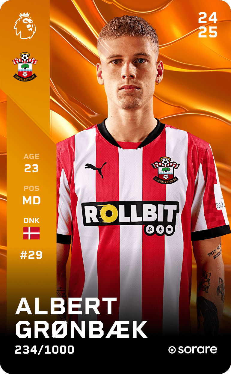 Albert Grønbæk 2024-25 • Limited 234/1000