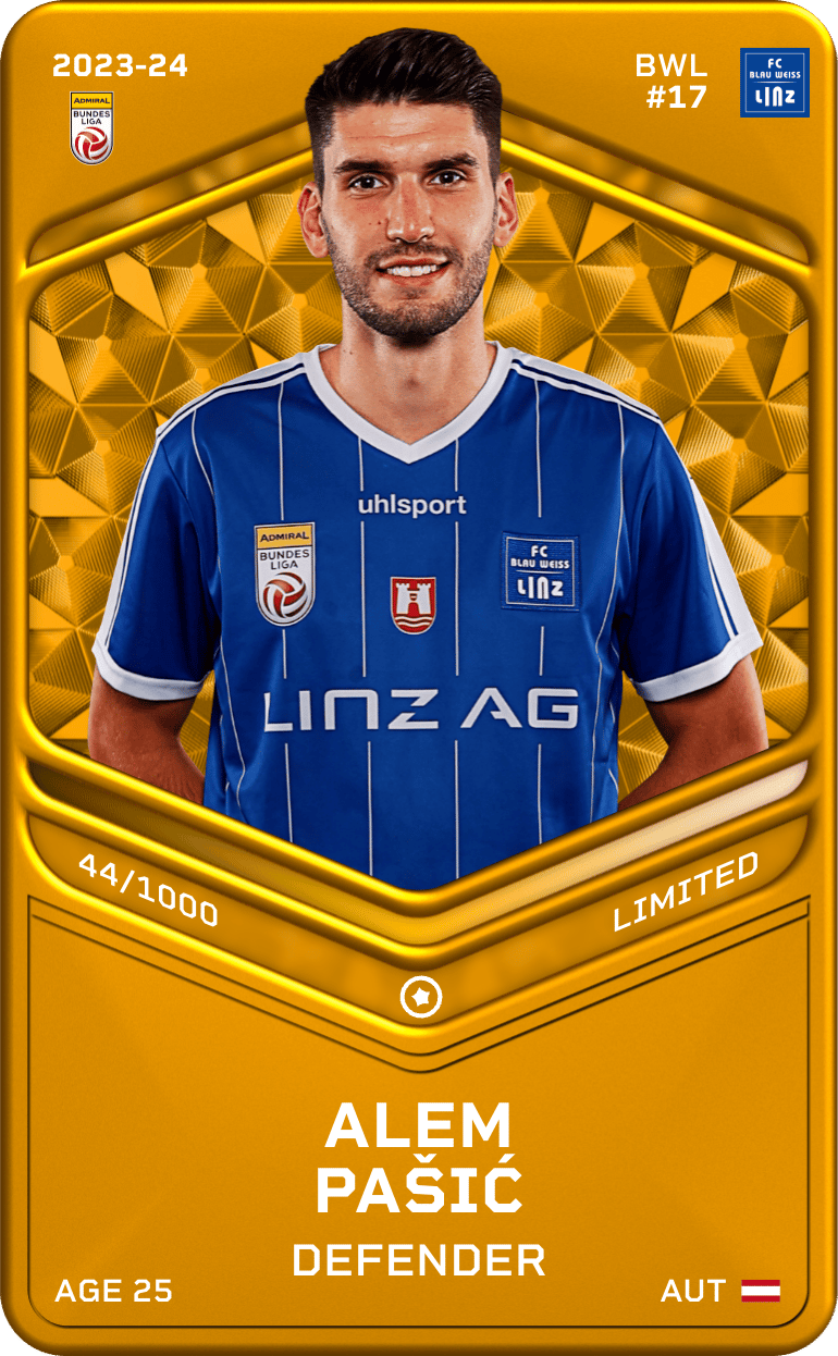 Alem Pašić 2023-24 • Limited 44/1000