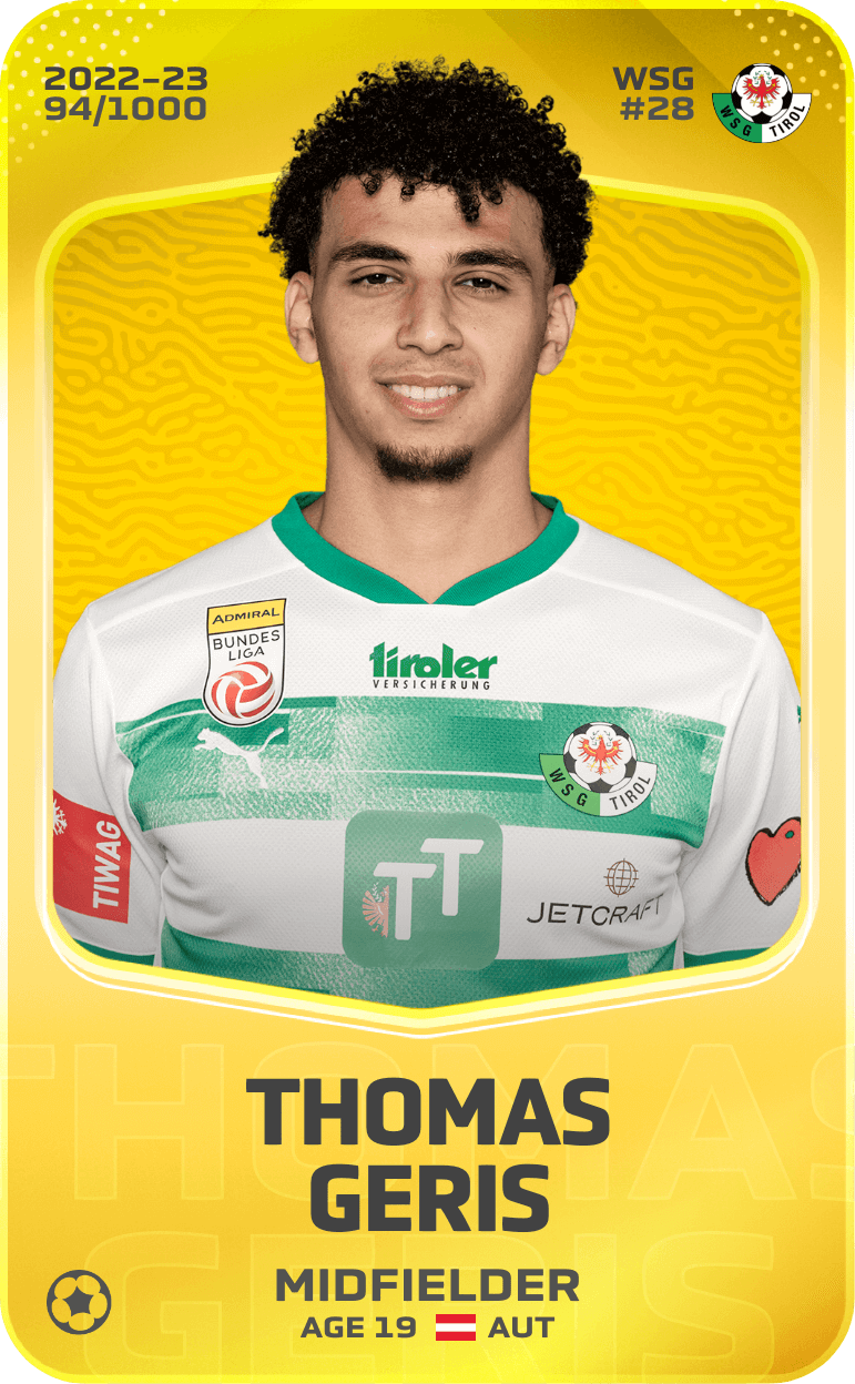 Thomas Geris 2022-23 • Limited 94/1000