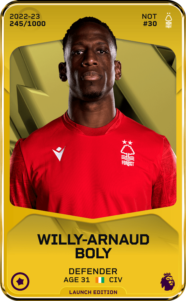 Willy-Arnaud Boly 2022-23 • Limited 245/1000