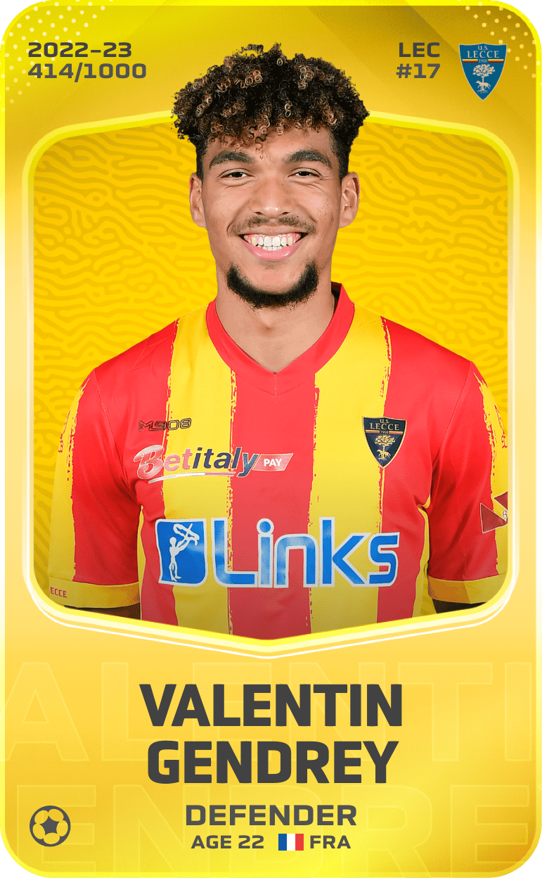 Valentin Gendrey 2022-23 • Limited 414/1000
