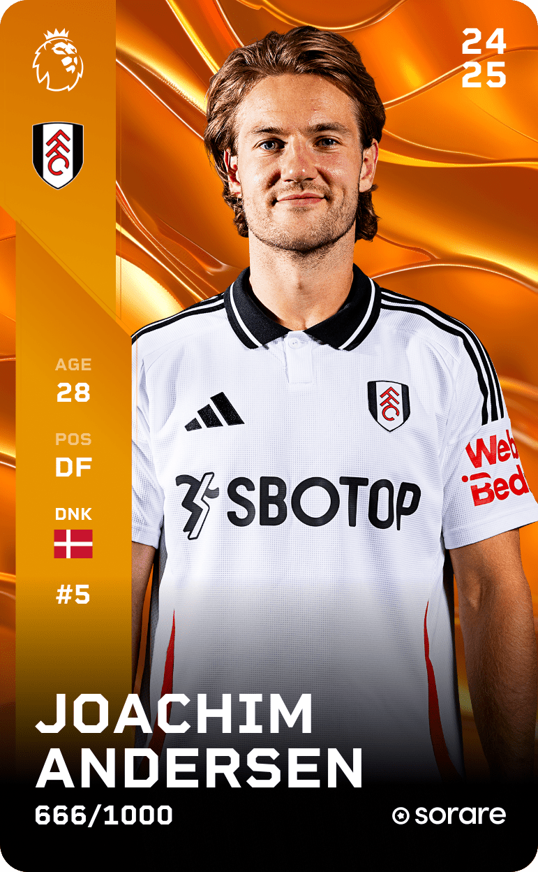Joachim Andersen 2024-25 • Limited 666/1000