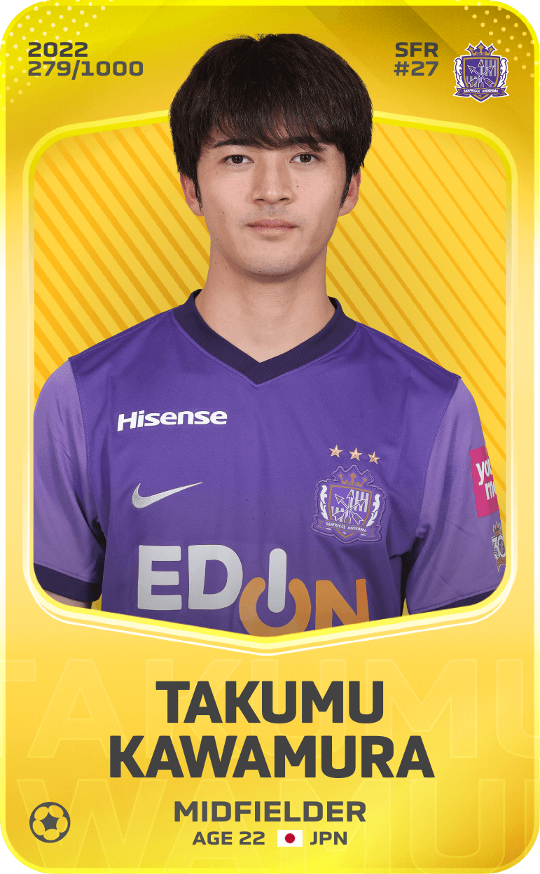 Takumu Kawamura 2022-23 • Limited 279/1000