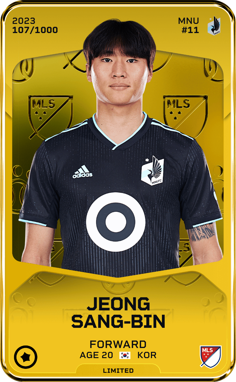 Jeong Sang-Bin 2023-24 • Limited 107/1000