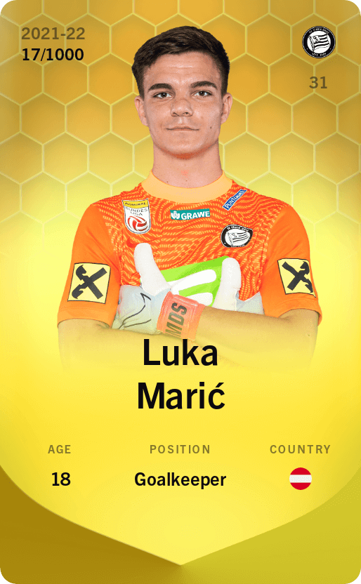 Luka Marić 2021-22 • Limited 17/1000