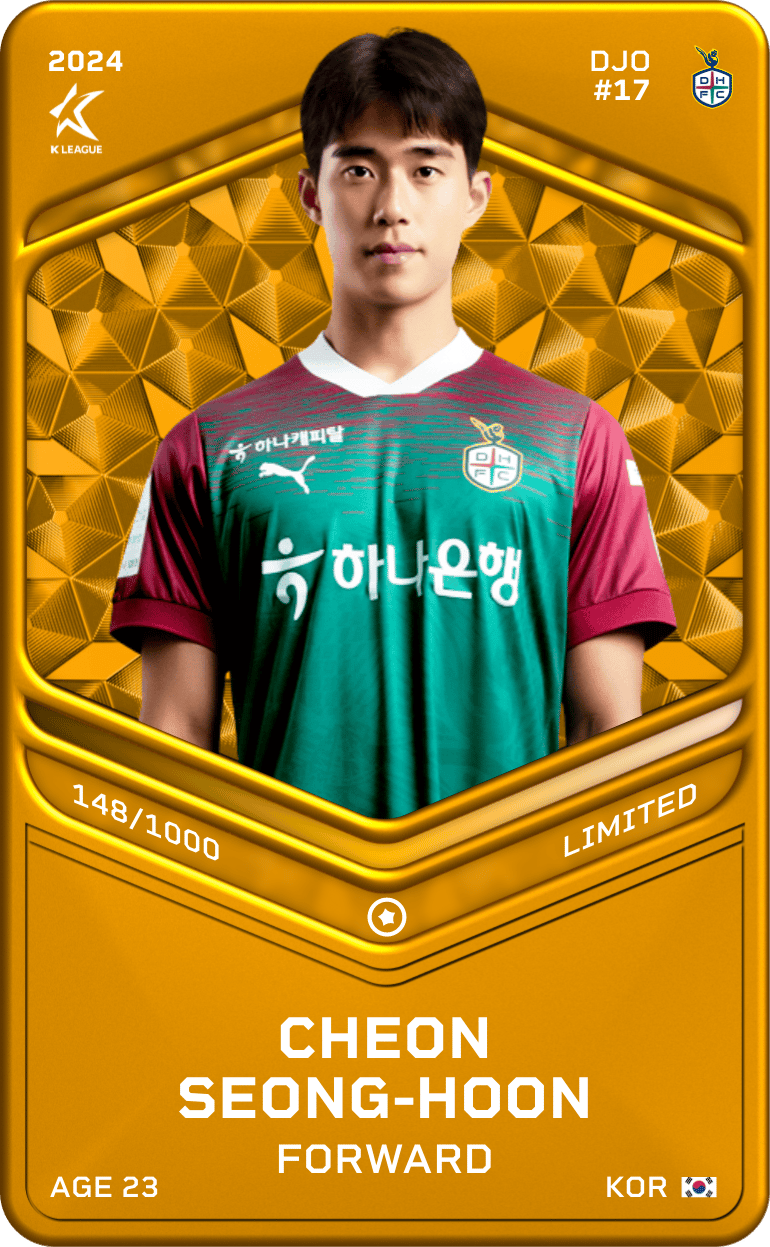 Cheon Seong-Hoon 2024-25 • Limited 148/1000