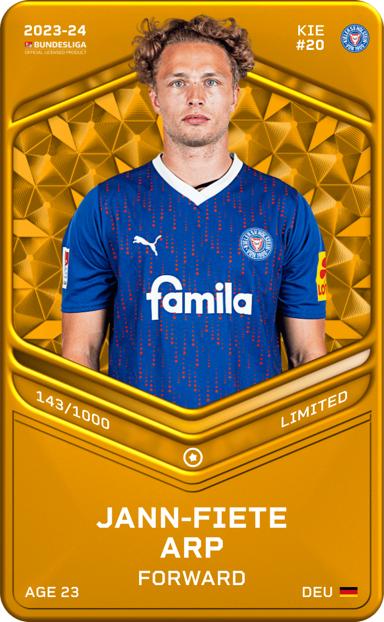 Jann-Fiete Arp 2023-24 • Limited 143/1000