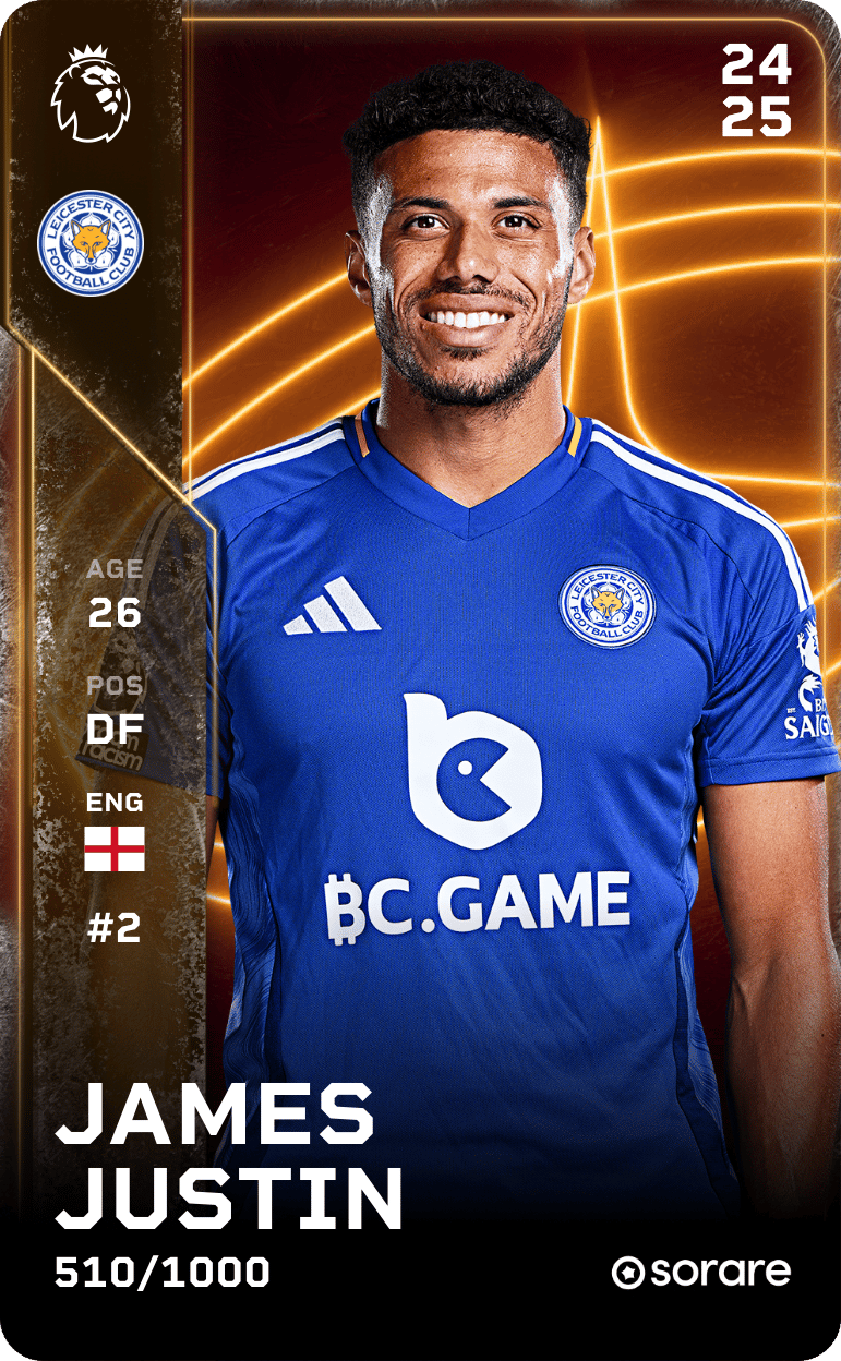 James Justin 2024-25 • Limited 510/1000