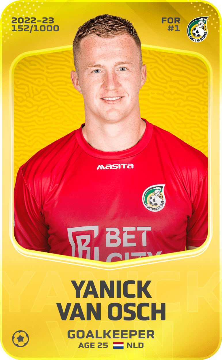 Yanick van Osch 2022-23 • Limited 152/1000
