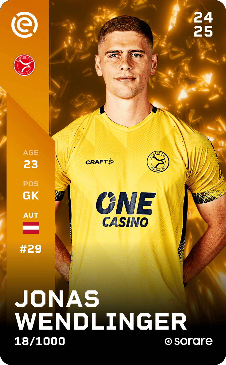 Jonas Wendlinger 2024-25 • Limited 18/1000