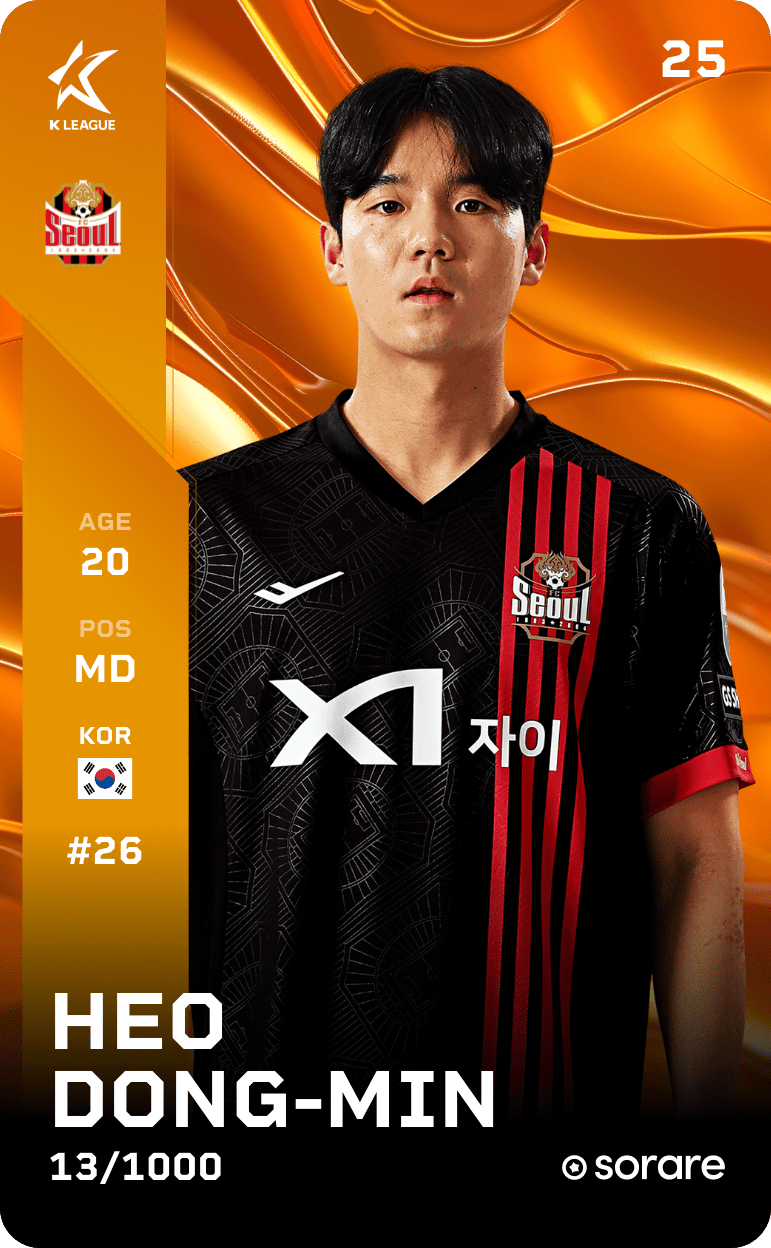 Her Dong-Min 2025-26 • Limited 13/1000