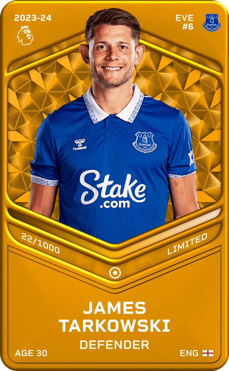 James Tarkowski 2023-24 • Limited 22/1000
