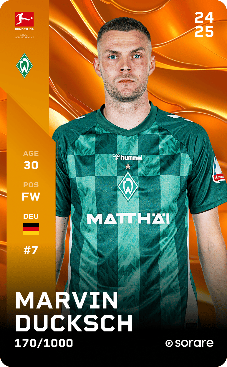 Marvin Ducksch 2024-25 • Limited 170/1000