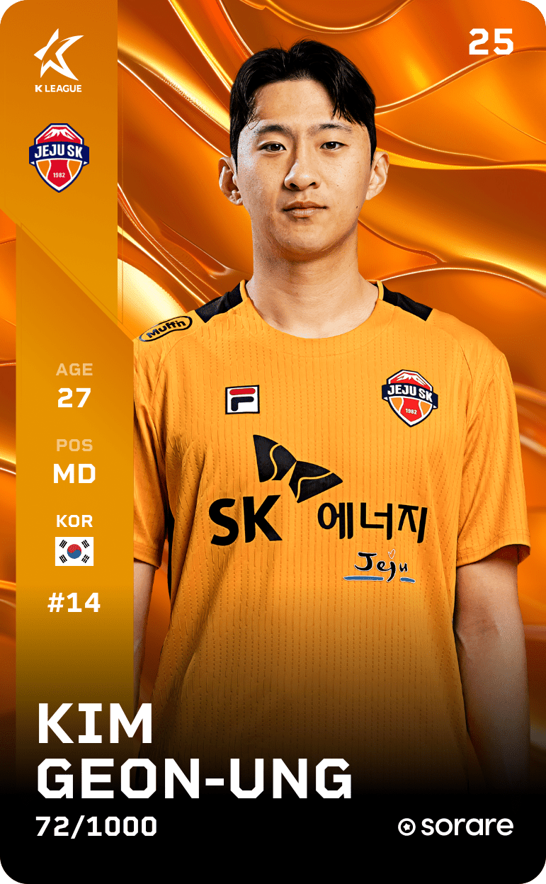 Kim Geon-Woong 2025-26 • Limited 72/1000