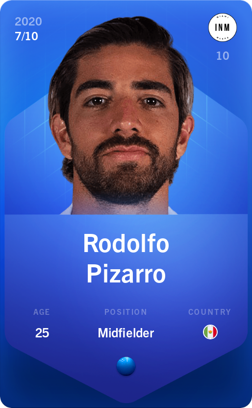 Sorare - Sorare Official - Rodolfo Pizarro 2020-21 • Super Rare 7/10 - NFT # 60089007546631206256407720123535787416148119866253906125667603284388077799700