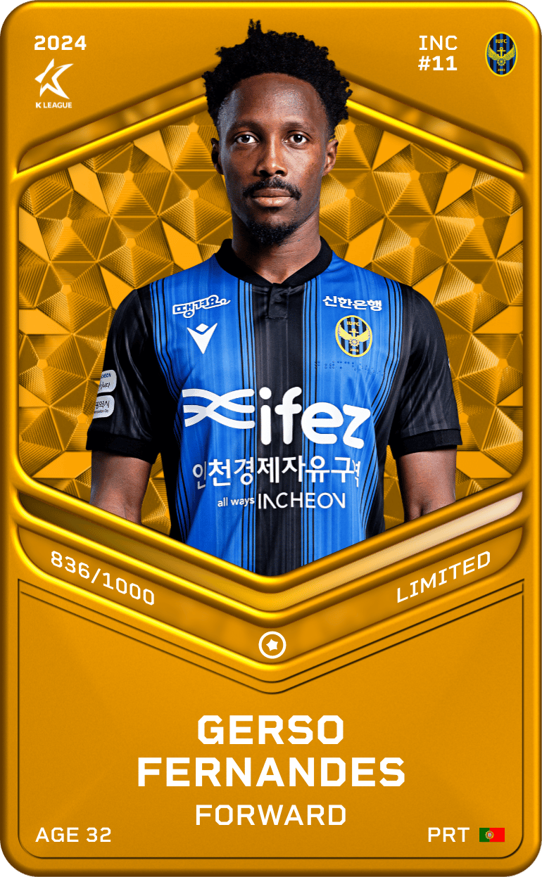 Gerso Fernandes 2024-25 • Limited 836/1000