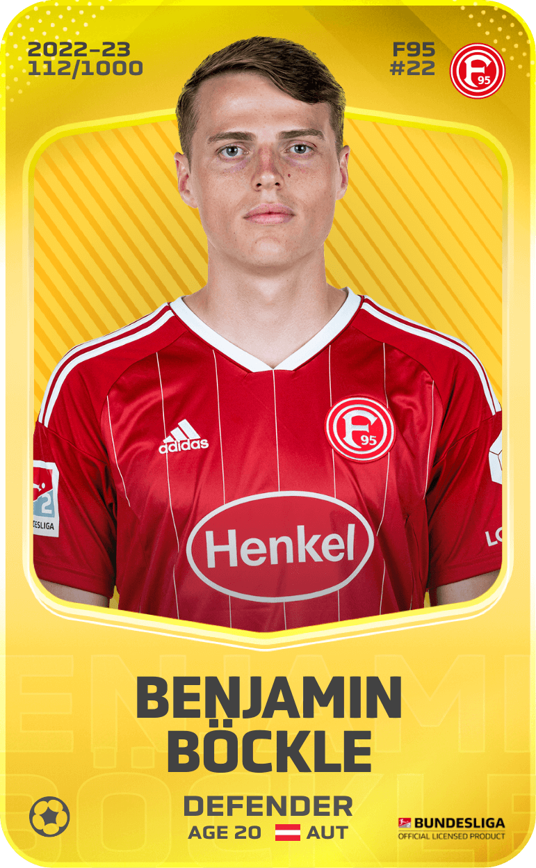 Benjamin Böckle 2022-23 • Limited 112/1000
