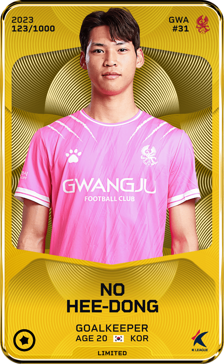 No Hee-Dong 2023-24 • Limited 123/1000
